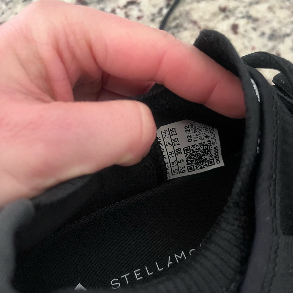 Adidas UltraBOOST 20 Black and White Running Shoes - Stella McCartney edition - Picture 6 of 6